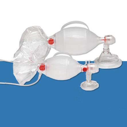 AMBU SPUR II Einzel Patienten-Beatmungsbeutel mit aufgeblasener Maske - BAVU